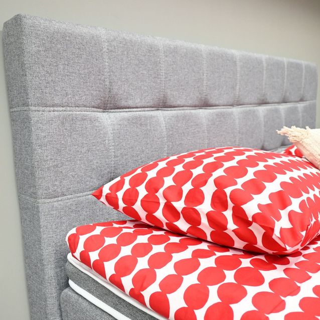 Sängynpääty Tenstar Visco 180cm harmaa