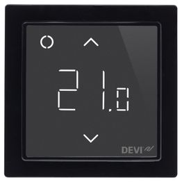 Yhdistelmätermostaatti DEVIreg Smart musta