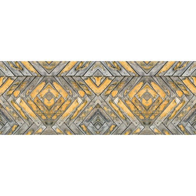 Valokuvatapetti Quattro Painted wood 8-osainen 372x280 cm