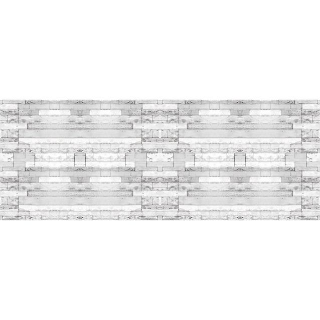 Valokuvatapetti Quattro White wash 8-osainen 372x280 cm