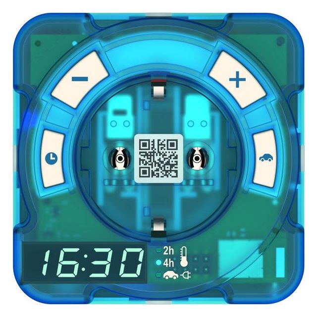 Digitaalinen kellokytkin Theben Timer AT-1 Hybrid, autonlataus-/lämmitysajastin, Bluetooth