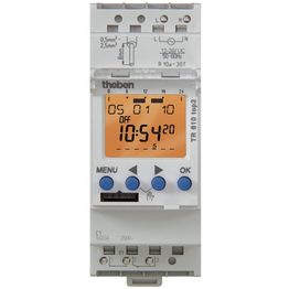 Digitaalinen kellokytkin Theben TR Top2, päivä ja viikko-ohjelma