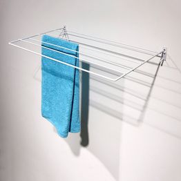 Kuivausteline Demerx Åsunden, seinään kiinnitettävä, valkoinen, eri kokoja