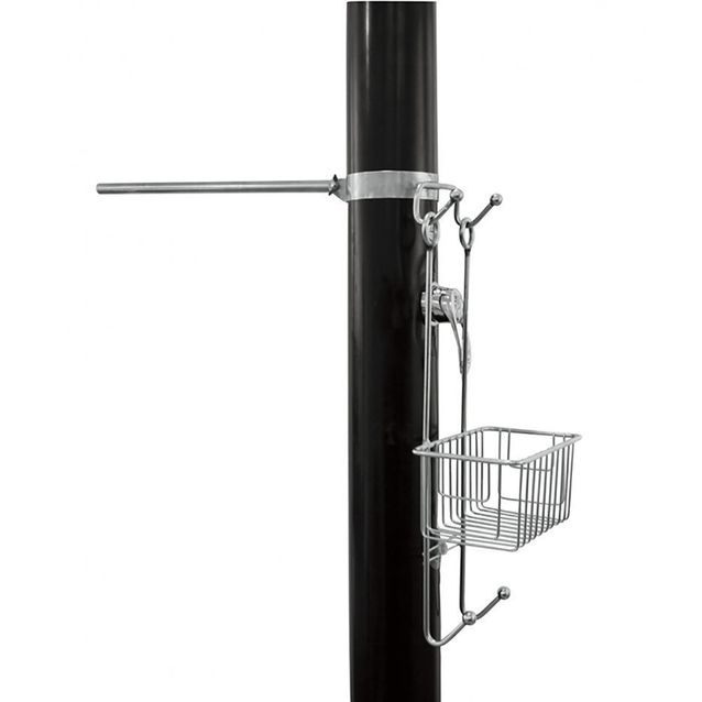 Ulkosuihkun pyyheteline Demerx Sunny 40 L, ruostumaton teräs