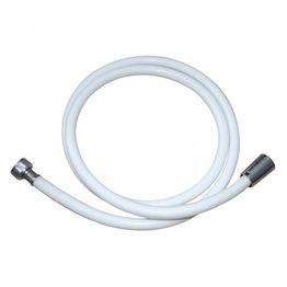 Suihkuletku Demerx, 2m, PVC, valkoinen