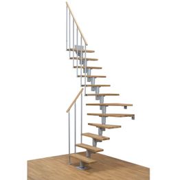 Portaat Dolle Dublin, Classic II -kaide, lakattu tammi, L-malli, eri värejä ja kokoja