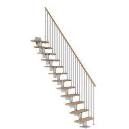 Portaat Dolle Dublin, Classic III -kaide, lakattu tammi, suora, eri värejä ja kokoja