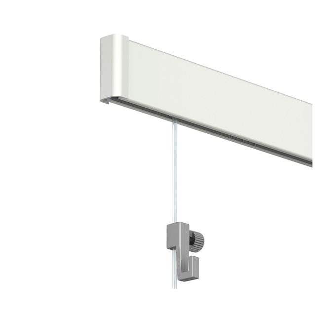 Easy-Seinälistaset Pisla valkoinen/maalattu 200cm