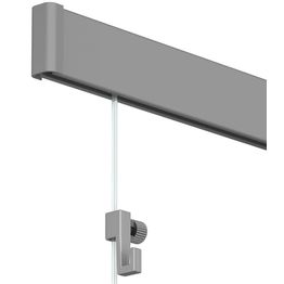 Easy-Seinälistaset Pisla Harjattu alumiini 200 cm