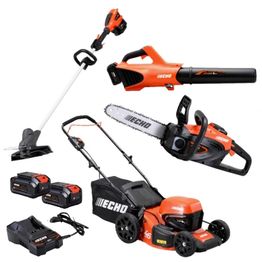 Pihakonepaketti Echo 1 sis. 4 konetta 40V 2x4,0 Ah akuilla