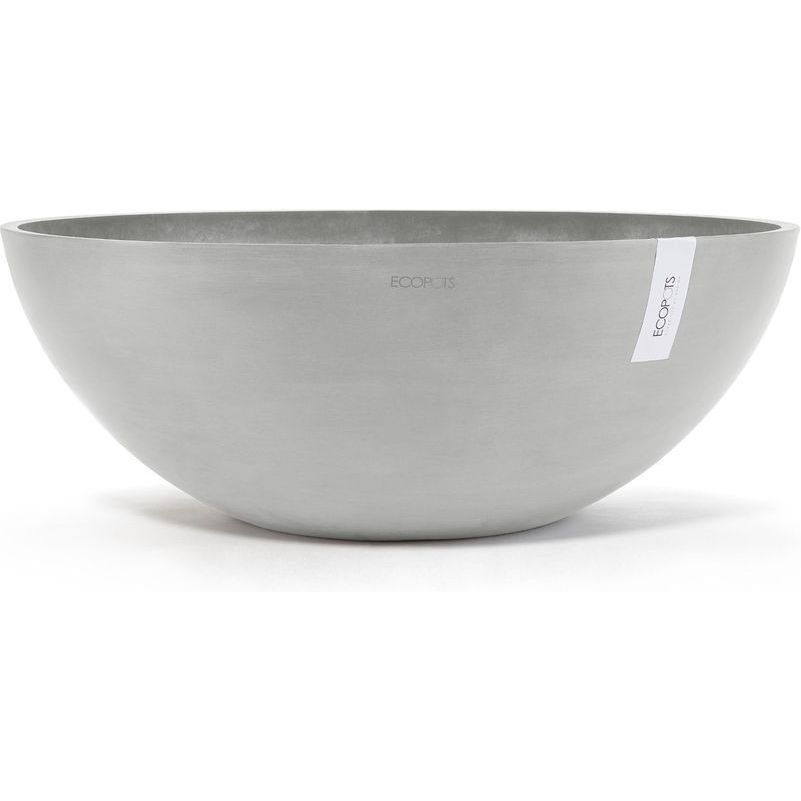 Kukkaruukku Ecopots Vienna 70cm valkoharmaa