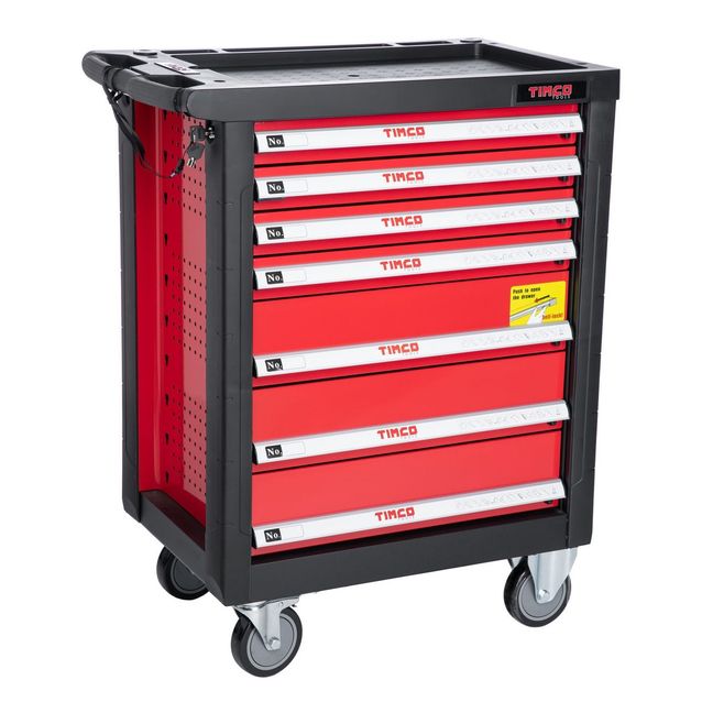 Työkaluvaunu työkaluilla Timco, 7 ltk, 221-osainen