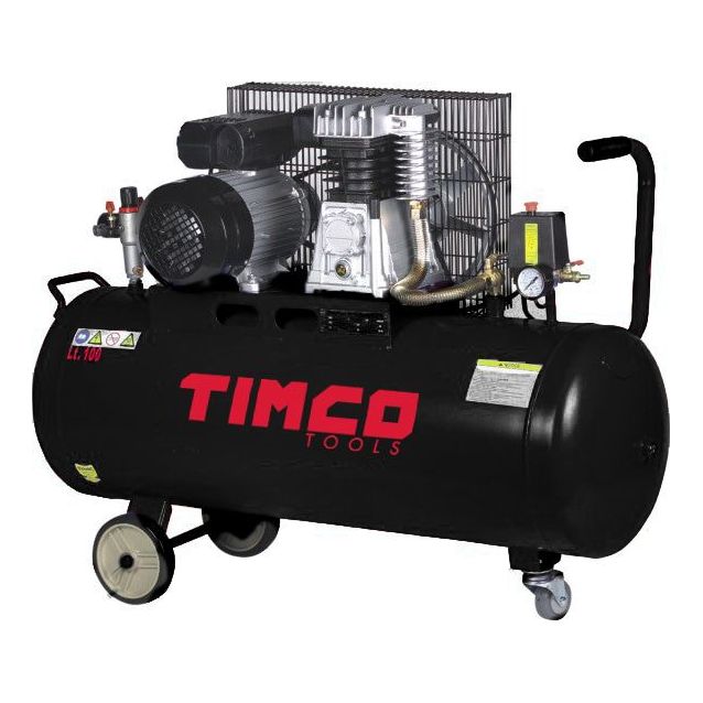 Kompressori Timco, 2.5HP, 100l, hihnaveto