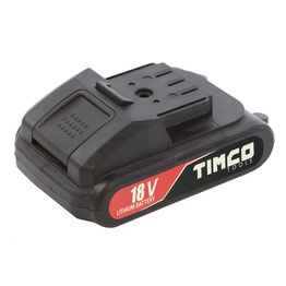 Mutterinvääntimen akku Timco 18V 2,0 Ah