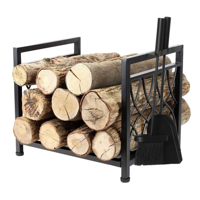 Takkavälineet ja puuteline Ainola, musta