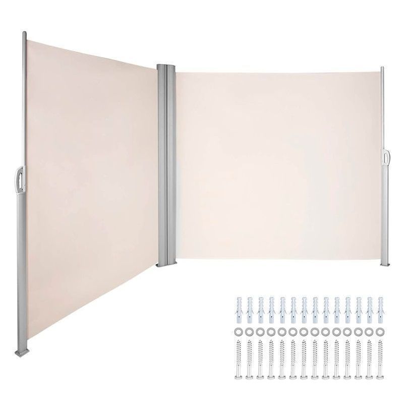 Sivumarkiisi Green Land 280G 160x600 cm beige