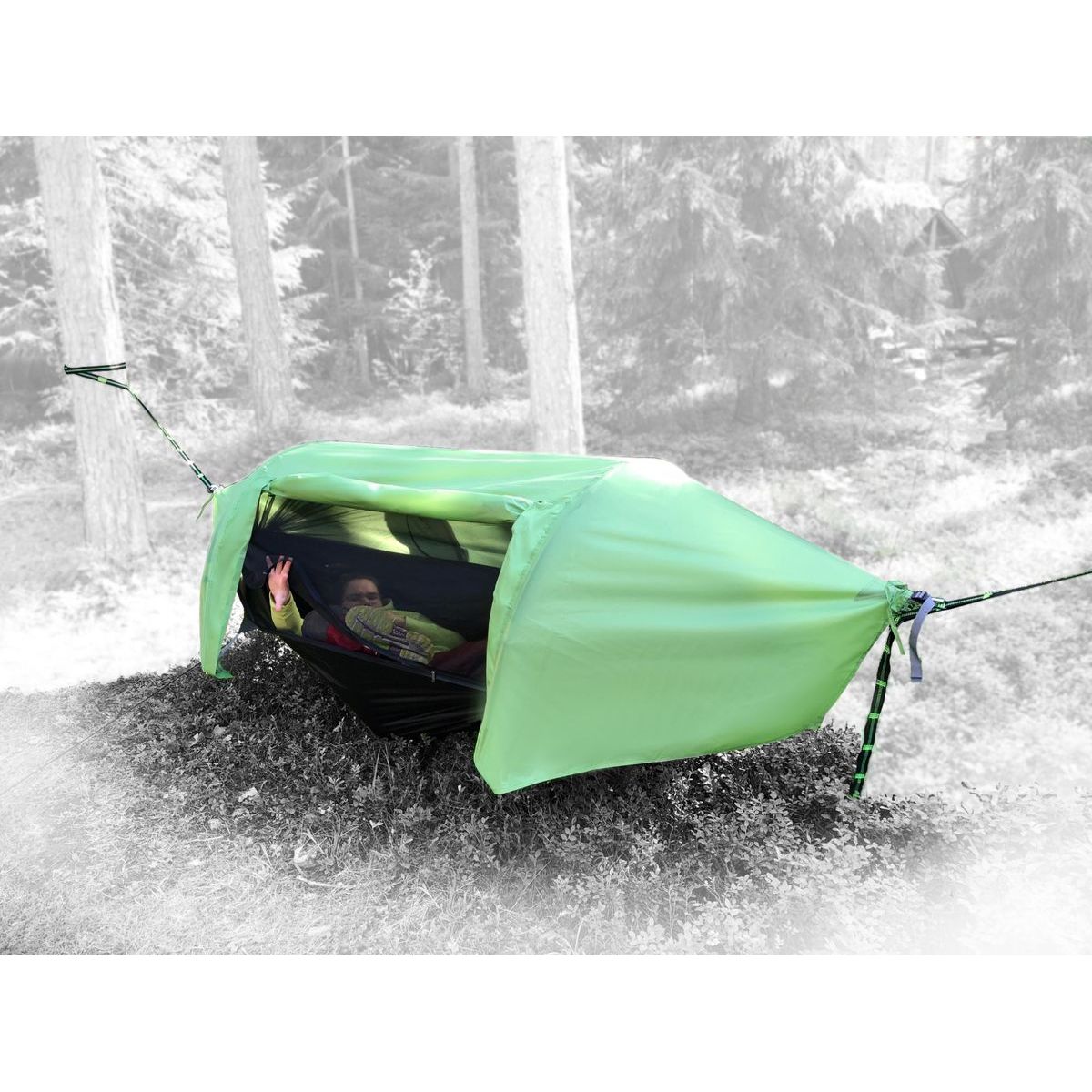 Riippumatto Out-Zone Rain Hammock Green