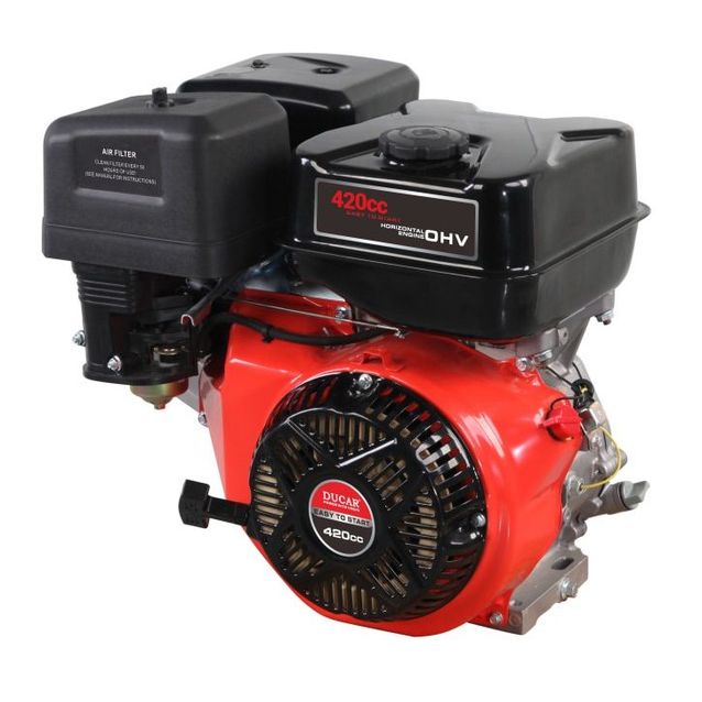 Irtomoottori Ducar DH420SS, 12.2HP, bensa/sähköstartti