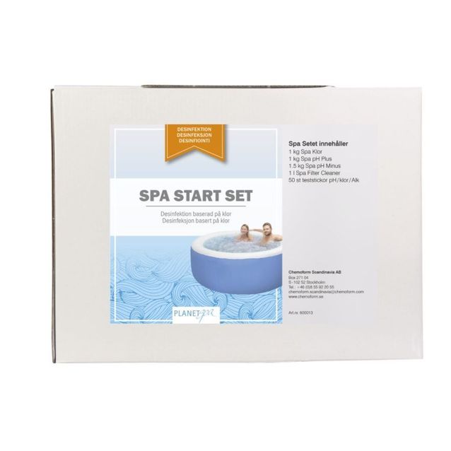 Vedenhoitosetti Planet Spa Startset, klooripohjainen
