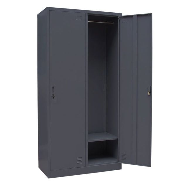 Pukukaappi Timco 2P, 1900x900x450mm, grafiitinharmaa