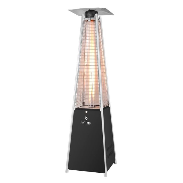 Terassilämmitin Hottia Tower, 13kW, kaasu, musta