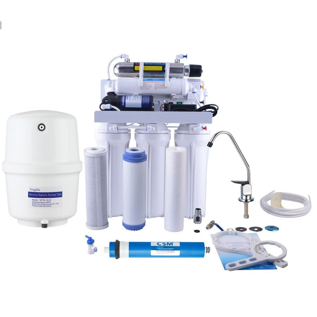 Käänteisosmoosi vedenpuhdistusjärjestelmä Adwasys RO370-UV