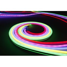 LED-nauha LED Energie Neon RGB+WW 5 m 7 W/m IP44/IP65 500 lm kaukosäädin