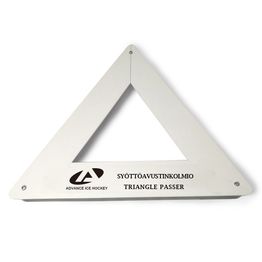 Jääkiekon syöttöavustinkolmio Gymsport Advance 56x66x4 cm