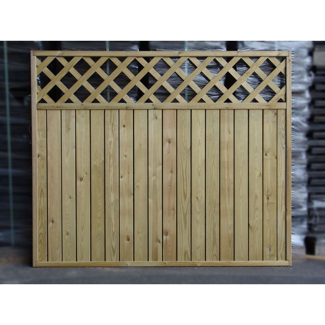 Aitaelementti Eketræ Kukkula, 180x150cm, painemyllästetty mänty