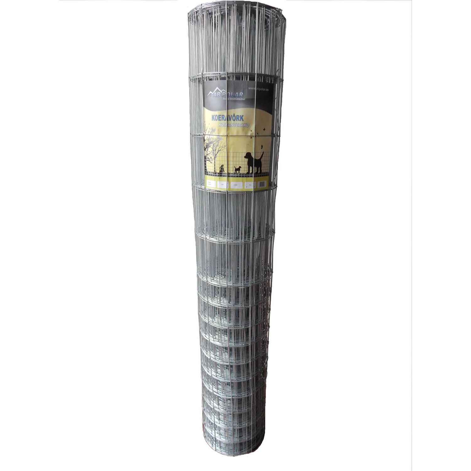 Eläinverkko/koiraverkko AB Polar Zn 1,5x25m muuttuva silmäkoko