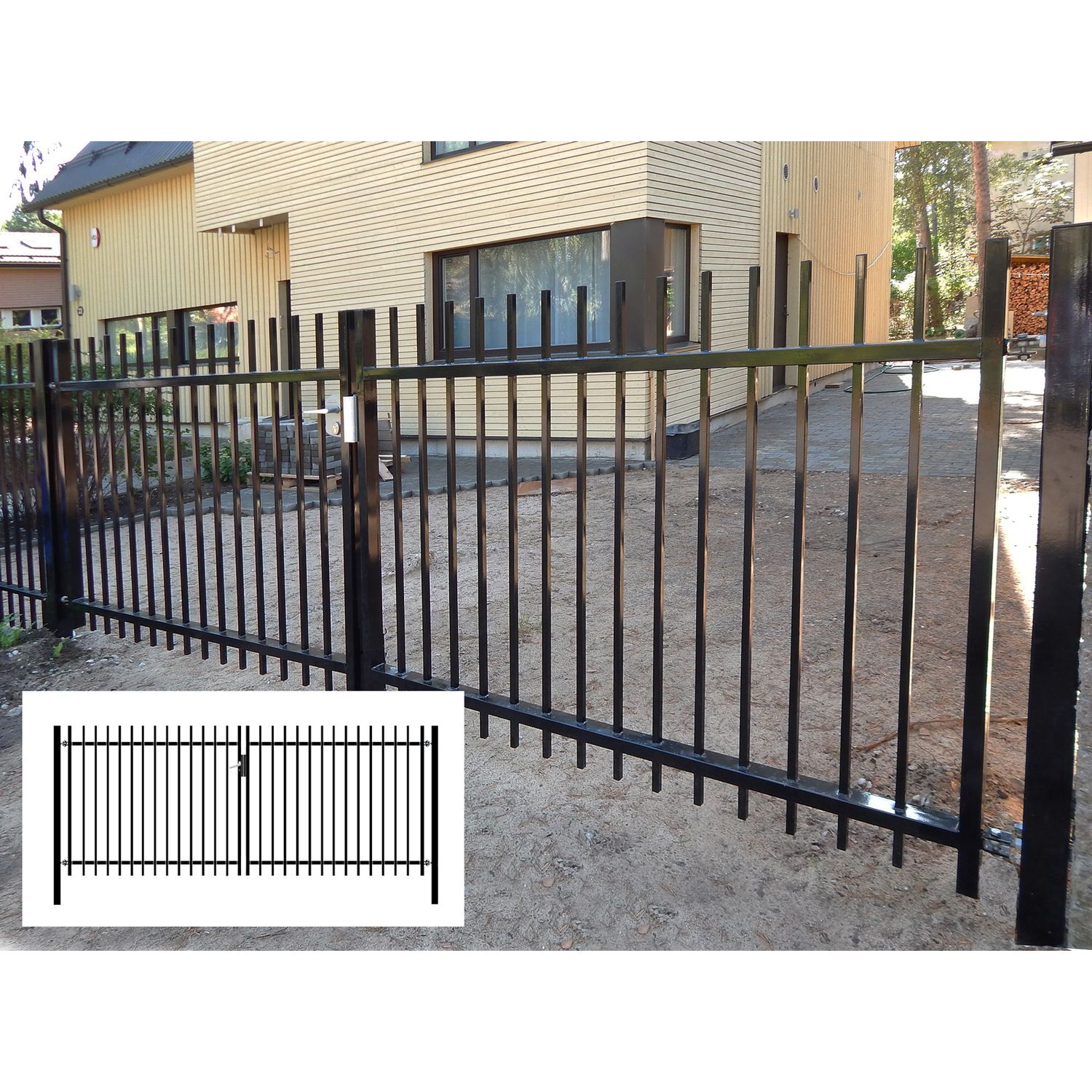 Elementtiaidan ajoportti AB Polar 900 x 4000 mm