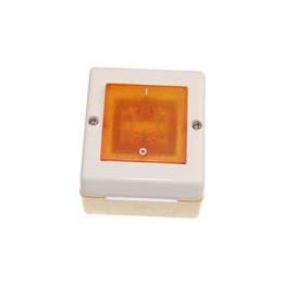 Kytkin 6 Elko RS16, kiinteällä merkkivalolla, pinta-asennettava, ruuviliittimin, IP55, valkoinen