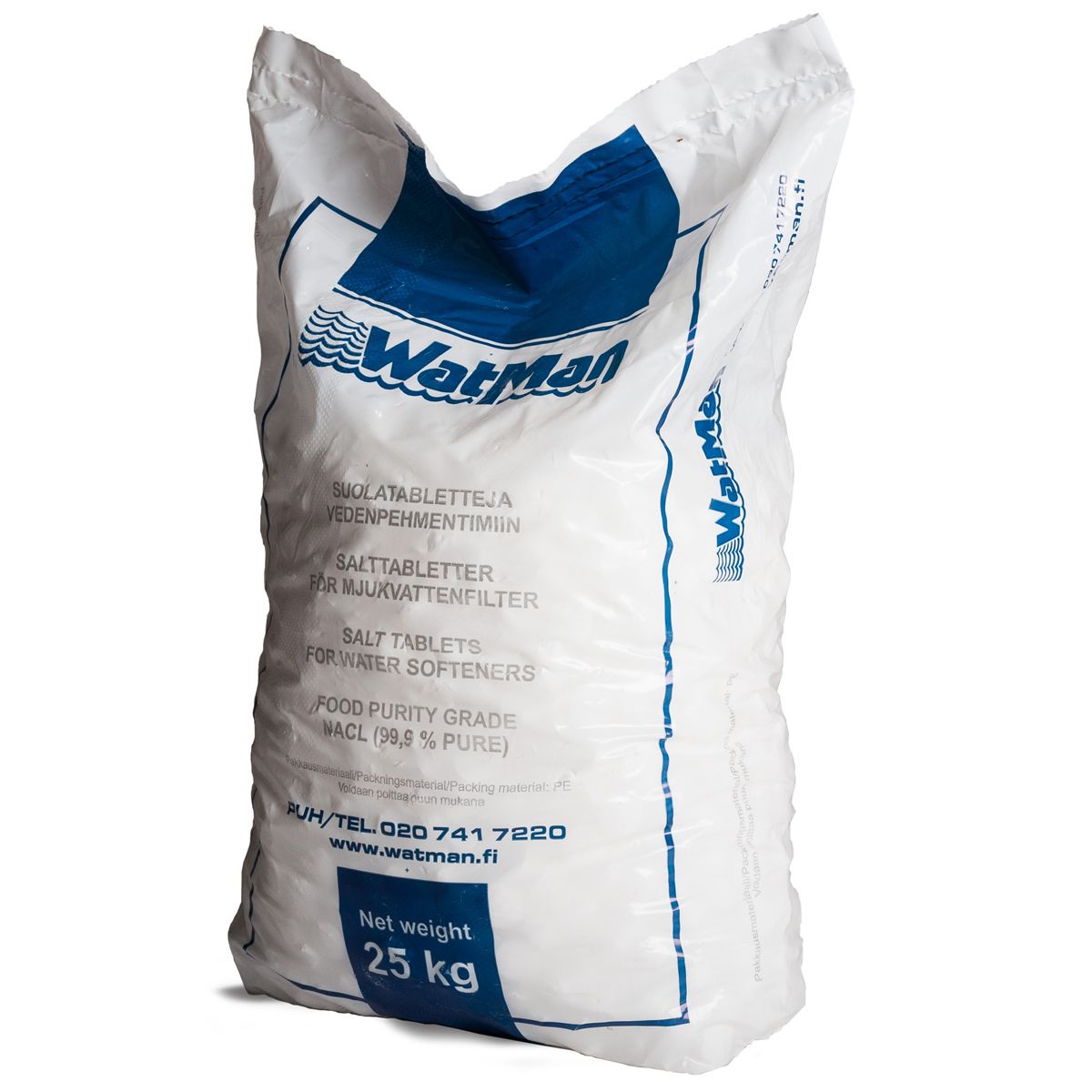 Elvytys- eli vedenpehmennyssuola WatMan 25 kg