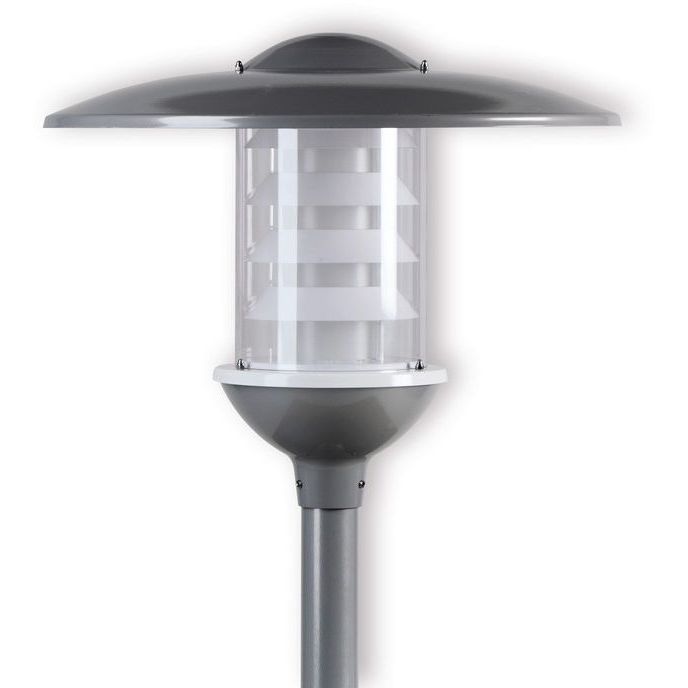 LED-puistovalaisin Ensto Camillo Led, 35W/840, 4000K, 3060lm, IP44, helmenharmaa