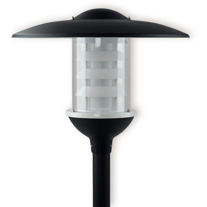 LED-puistovalaisin Ensto Camillo Led, 35W/840, 4000K, 3060lm, IP44, musta