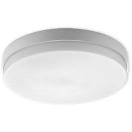 Tunnistinvalaisin Ensto Lumo 1 h turvavaloakulla 25 W 2300 lm 3000/4000 K IP44 Ø335 mm, valkoinen