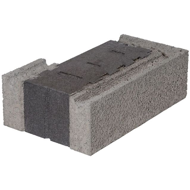 Eristeharkko PEH ultra HB-Betoni 190x597x380mm, kulma vasen