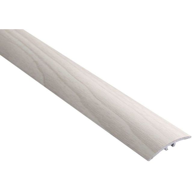 Eritasolista Maler sileä 0-10mm 5x40x2000mm alumiini tulppa valkotammi