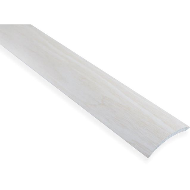 Eritasolista Maler sileä 0-10mm 6,2x41x2000mm alumiini tarra valkosaarni