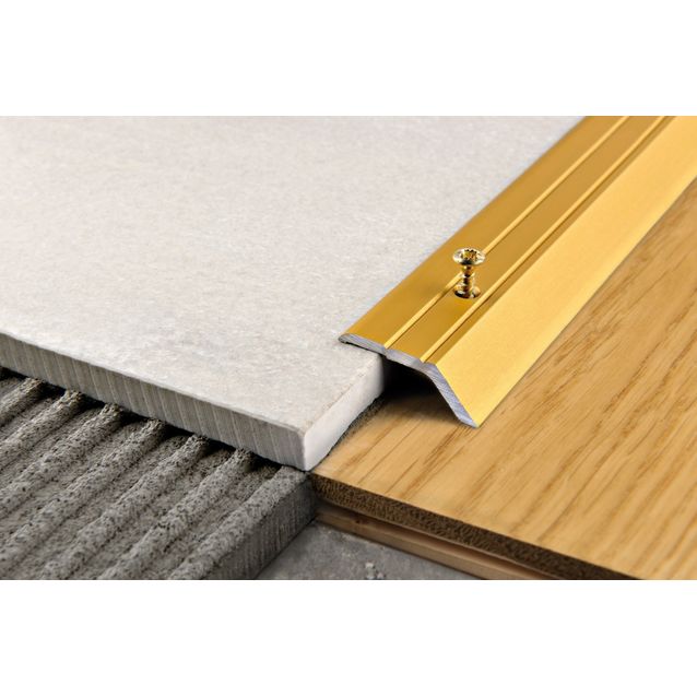 Eritasolista Progress Profiles Proleval 32 7-9mm 32x8mm 0,9 m tarrakiinnitys anodisoitu kulta