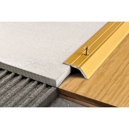 Eritasolista Progress Profiles Proleval 32 7-9mm 32x8mm 2,7m tarrakiinnitys anodisoitu kulta