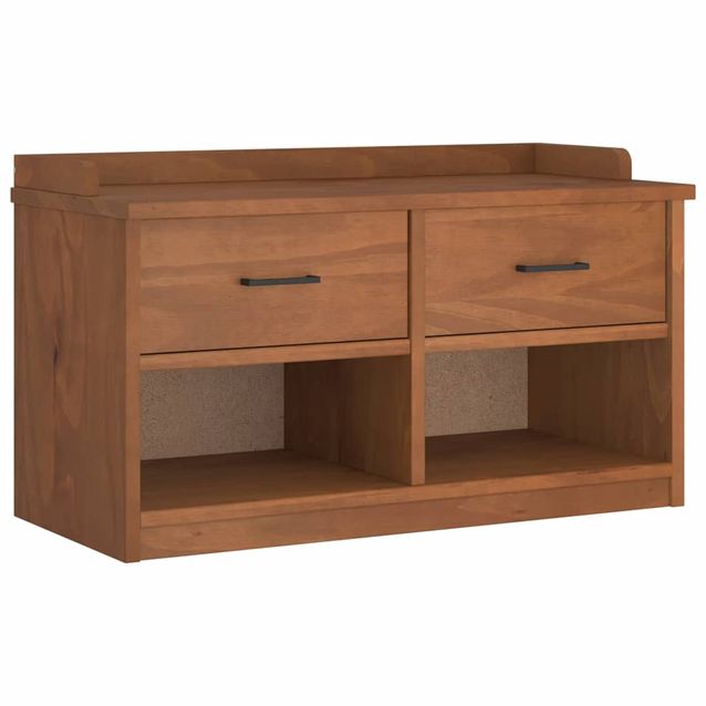 Eteisen penkki SANDNES 87x40x50 cm täysi mänty (10460)