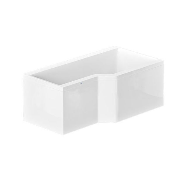 Etulevy kylpyammeeseen Nordhem Apelviken Nordurit 1575 mm valkoinen