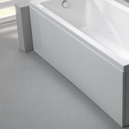 Etulevy kylpyammeeseen Nordhem Saltholmen Nordurit 1575 mm valkoinen