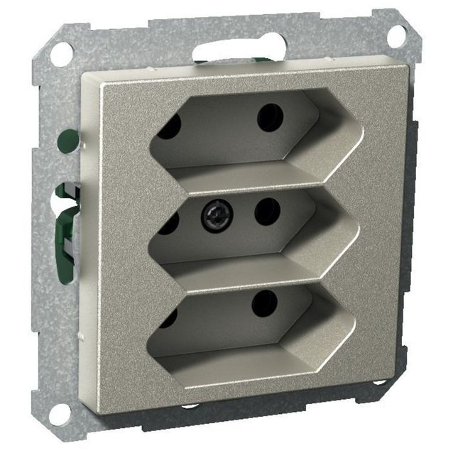 Europistorasia 3E/16A/250V/IP20 UKR 0X metalli Exxact 2530193