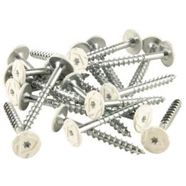 Asennusruuvi Fibrotech akustiikkalevyille, 5x45mm, 100kpl, valkoinen