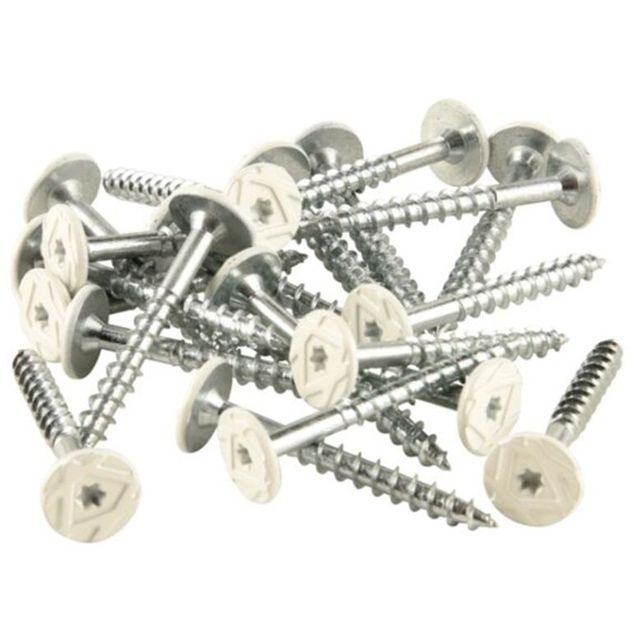 Asennusruuvi Fibrotech akustiikkalevyille 5x45 mm 100 kpl valkoinen