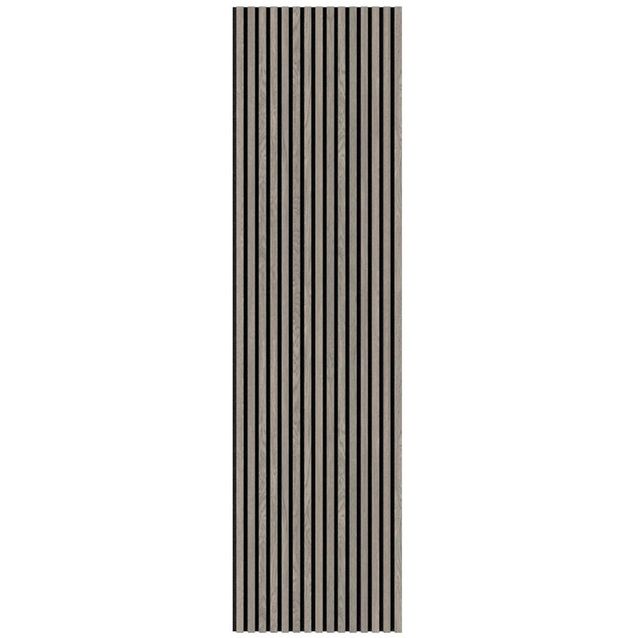 Akustiikkapaneeli Fibrotech Basic 22x605x2440 mm harmaa tammi