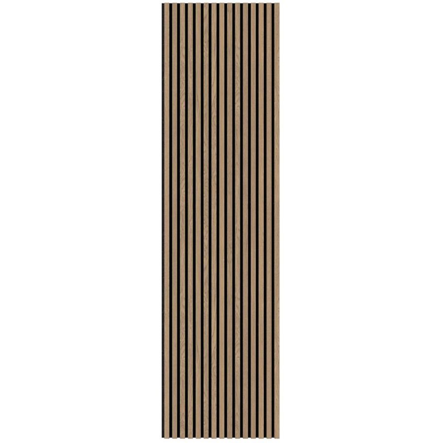 Akustiikkalevy Fibrotech Basic, 22x605x2440mm, öljytty tammi puuviilu