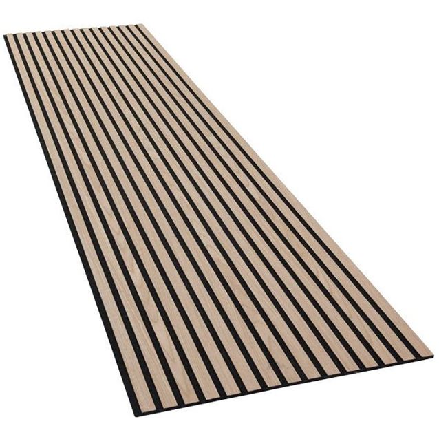 Akustiikkapaneeli Fibrotech Light acoustic 9x605x2500 mm vaalea tammi 5 kpl/pkt